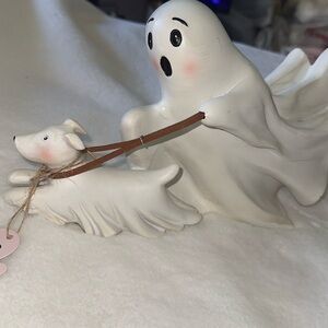 Goblin and Ghoul Ghost Walking Dog Statue 👻🐕